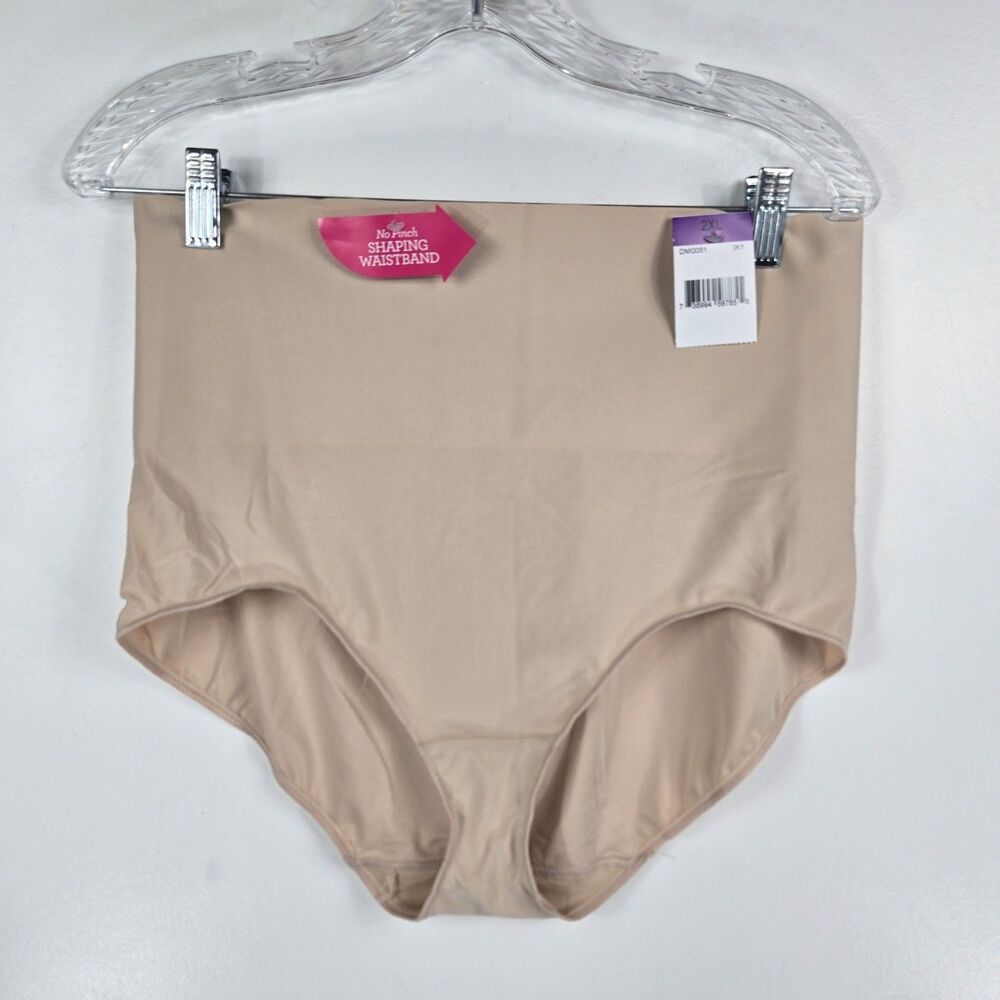 Maidenform Women's Size 2XL Beige Tame Your Tummy Brief Panty Shapewear NWT